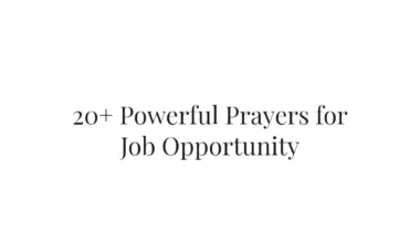 20+ Powerful Prayers for Job Opportunity